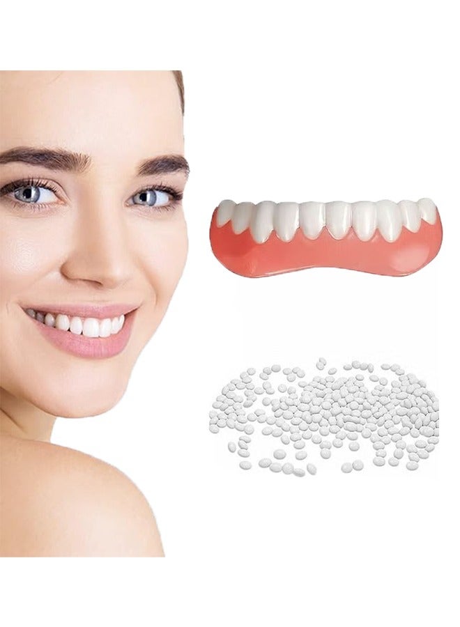Generic False Teeth Veneers Anti-true Braces Instant Smile Veneers Cosmetic Teeth Whitening Temporary Prosthesis Comfortable Teeth  Lower Teeth  - Image 1