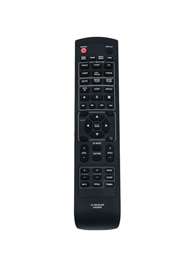 Zaboon - Xxd3038 Replaced Remote Control Fit For Pioneer Av Receiver Vsx-D41 Vsx-D412K Vsx-D411 Vsx-D412 Vsx-D511 - Image 1