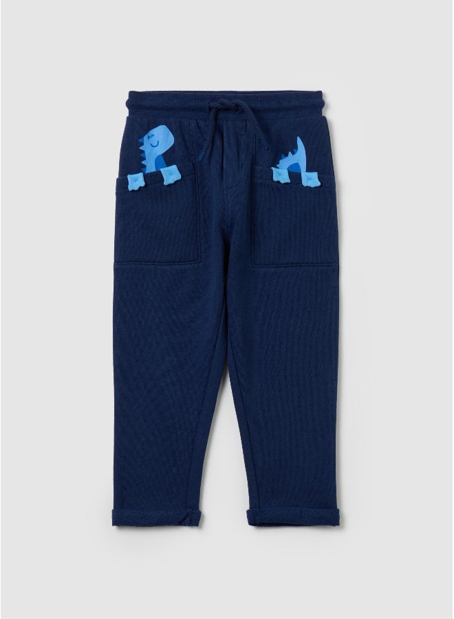 او في اس بنطلون رياضي بتصميم فرنسي مع طباعة - Image 1