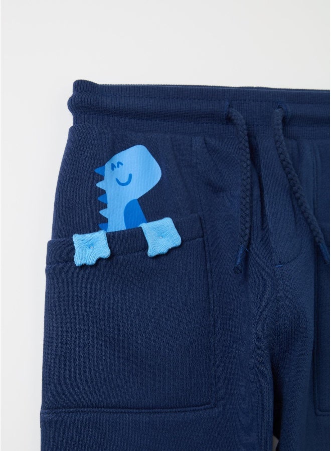 او في اس بنطلون رياضي بتصميم فرنسي مع طباعة - Image 3