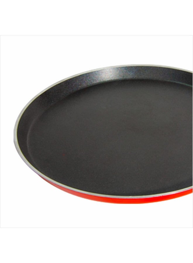 باترفلاي مقلاة باترفلاي رابيد غير لاصقة أومني تاوا | قاعدة حثية | ألومنيوم | ٢٨٠ مم | خالية من حمض بيرفلورو الأوكتانويك | مقاومة للخدش | لتحضير الدوسا والروتي | أحمر - Image 3