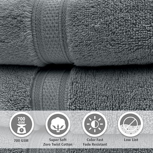 Sassoon Tevel 100% Cotton 1 Piece Men Bath Towel, 700 GSM (75cmX150cm, Cloud Burst) Super Soft Zero Twist Absorbent, Soft Material, Towel for Daily Use - Image 4