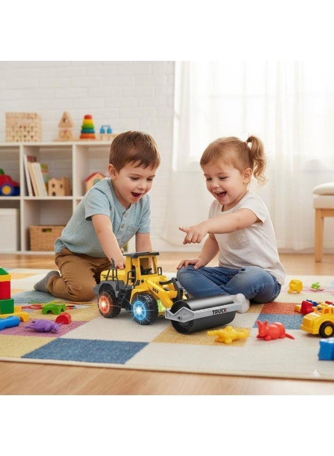 توي لاند لعبة شاحنة دوارة مزودة بضوء وصوت - مركبة بناء للأطفال - Image 4