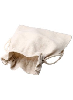 Generic 12Pcs Burlap Bags, Hessian Bags 12x17cm(4.72 x 6.7inch) Reusable Fabric Bags Small Canvas Drawstring Bags Cotton Muslin Bags Vintage Mesh Jewellery Favour Bags for Wedding Party Valentine's  - Image 3