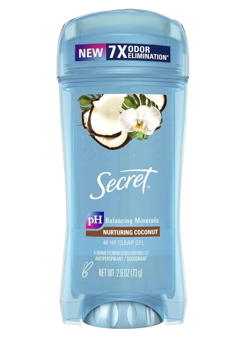 جل مضاد للتعرق ومزيل للعرق Secret Fresh Clear للنساء، برائحة جوز الهند، 2.6 أونصة - pzsku/ZBEADD1FA135668484305Z/45/_/1716705635/55bf46b1-fb79-4f1c-8e06-1f194dcde183