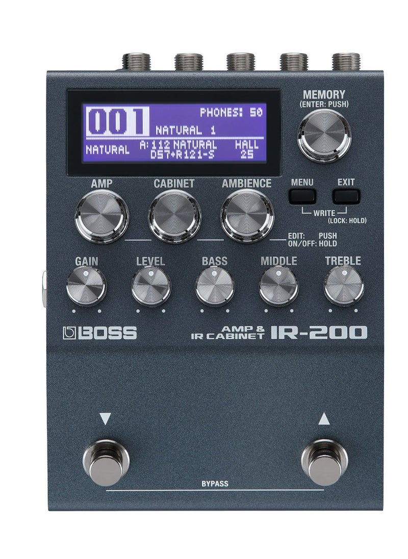 BOSS BOSS IR-200 Amp and Cabinet Simulator Effects Pedal  - Image 1
