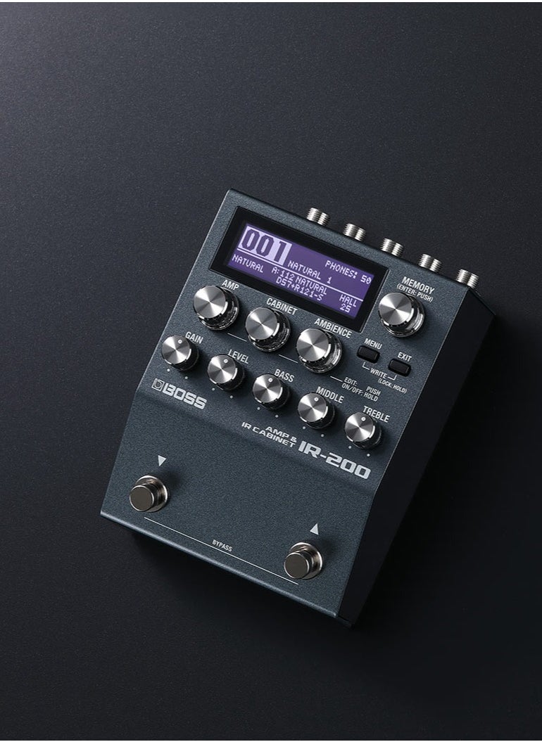 BOSS BOSS IR-200 Amp and Cabinet Simulator Effects Pedal  - Image 5