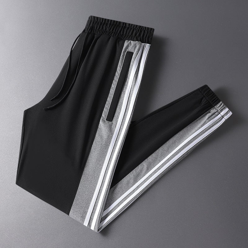 Plus Size Men'S Casual Pants Trendy All-Match Loose Sports Foot-Toe Striped Long Pants Fashion Couple'S Sweat Pants - Image 2