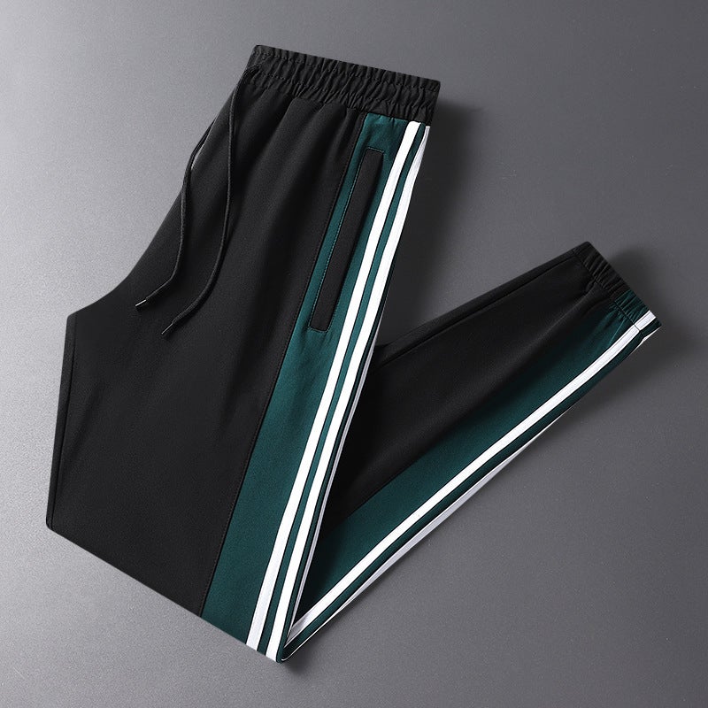 Plus Size Men'S Casual Pants Trendy All-Match Loose Sports Foot-Toe Striped Long Pants Fashion Couple'S Sweat Pants - Image 4