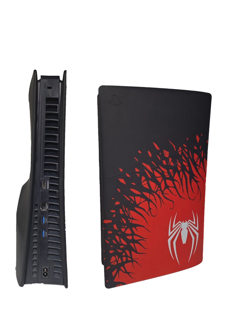 PS5 Slim Disc Drive Edition Silicon Protective Case with Spider-Man Game Theme, Stylish and Upgraded Protection - Image 2