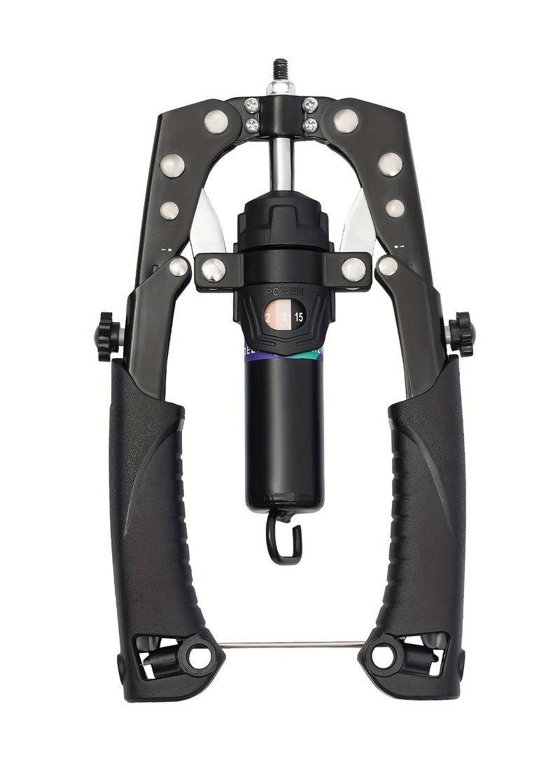 XiuWoo Adjustable hydraulic arm twister, weight range 10-100kg, home gym equipment, powerful muscle builder for bigger biceps and stronger chest, 2-in-1 hydraulic arm twister  - Image 3
