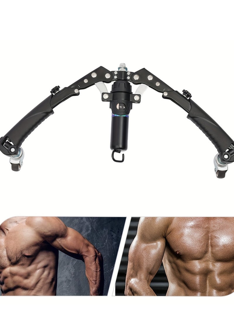 XiuWoo Adjustable hydraulic arm twister, weight range 10-100kg, home gym equipment, powerful muscle builder for bigger biceps and stronger chest, 2-in-1 hydraulic arm twister  - Image 5