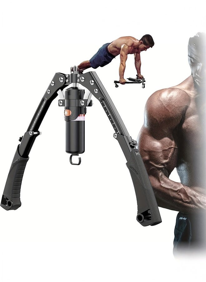 XiuWoo Adjustable hydraulic arm twister, weight range 10-100kg, home gym equipment, powerful muscle builder for bigger biceps and stronger chest, 2-in-1 hydraulic arm twister  - Image 1