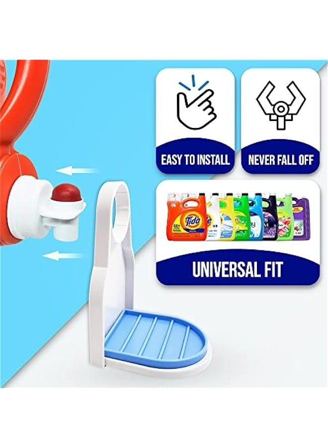 Generic Pack of 2 Laundry Detergent Cup Holders with Upgraded Drip Tray for No Mess or Leaks, Secure Grip Style.  - Image 4