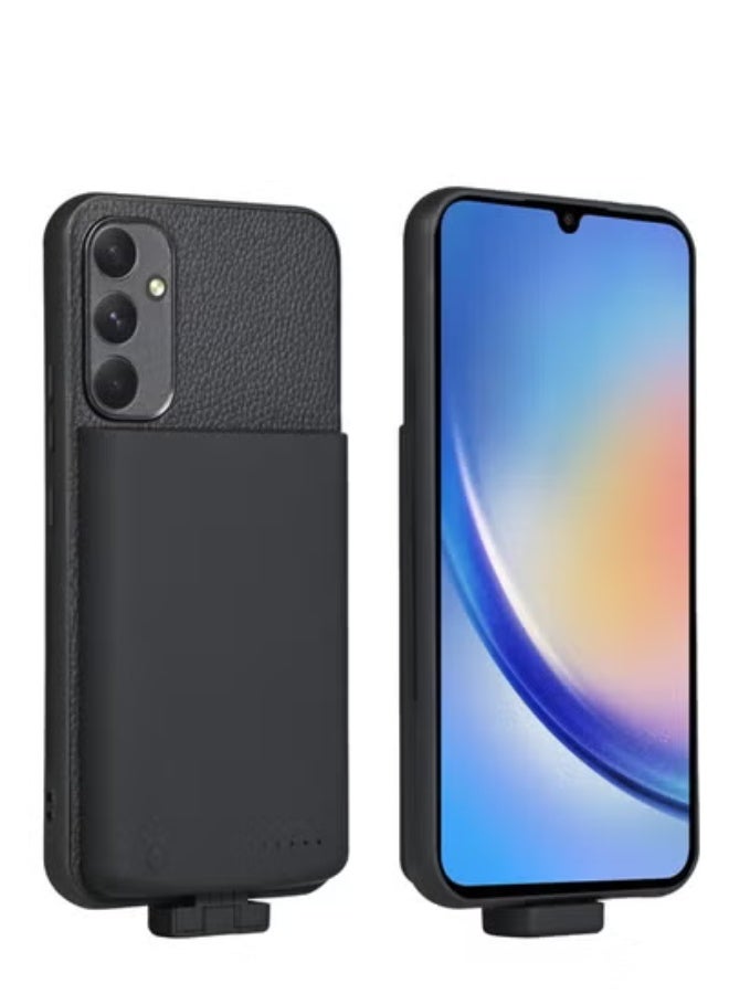 GULFLINK High Capacity 5000mah Battery Case Phone Fast Charging Power Bank for Samsung A34 5G Battery Case - Image 1
