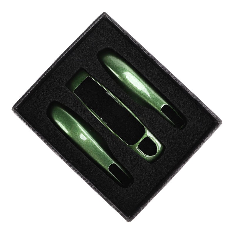 Green ABS Key Fob Protective Cover Case for 911 718 Easy Installation - Image 3
