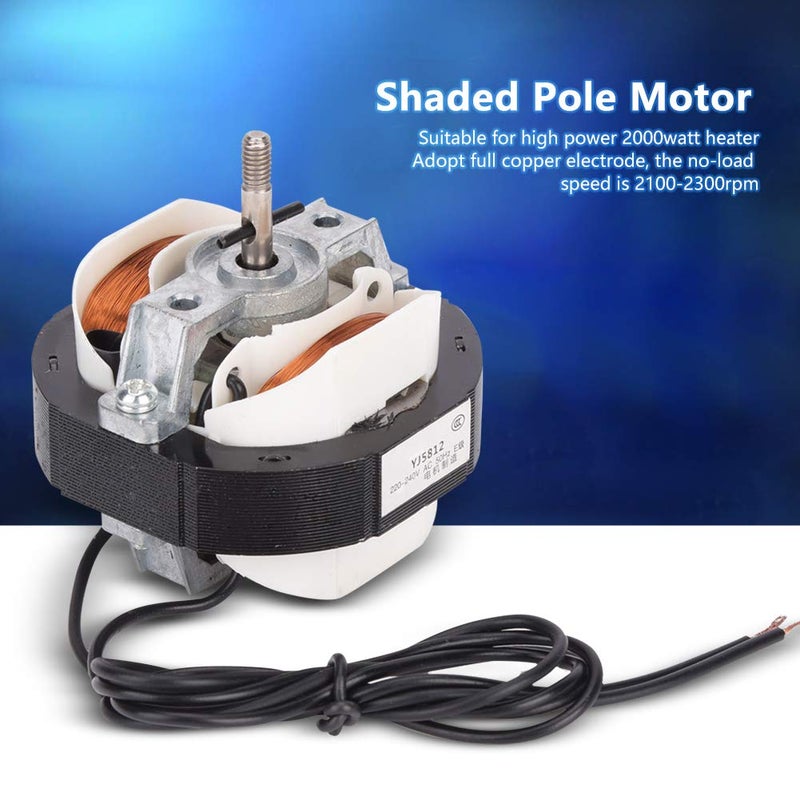All Copper Shaded Pole Asynchronous AC Motor For Automatic Hand Dryers Electric Heaters - Image 3