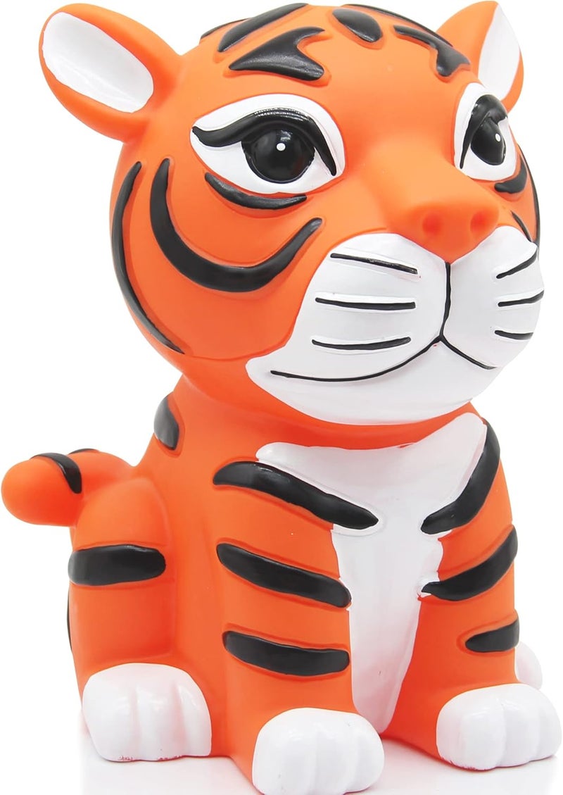 HW Tiger Money Bank Unbreakable Piggy Bank Can Store 1000 Coins 2022 Chinese New Year Tiger Money Box Coin Bank - Image 1