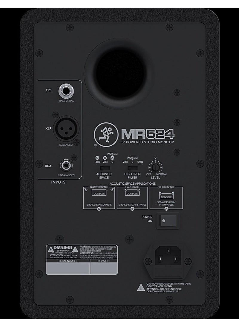 Mackie MACKIE MR524 Powered 5" Studio Monitor  - Image 4