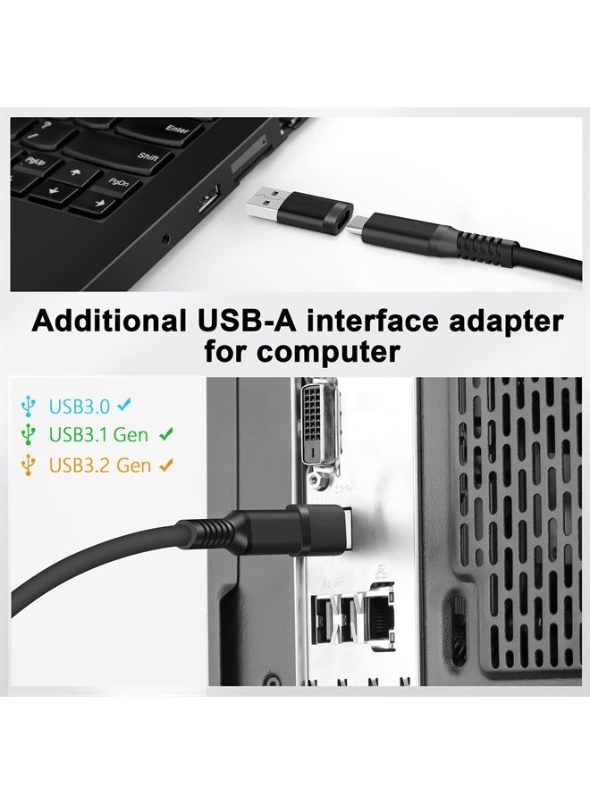 Kuject Link Cable 16FT Compatible for Quest 2/1/Pico 4, VR Headset Cable Accessories for Rift S/Steam VR Games, USB 3.0 Type C to C High Speed Data Transfer Charging Cord for Gaming PC - Image 3