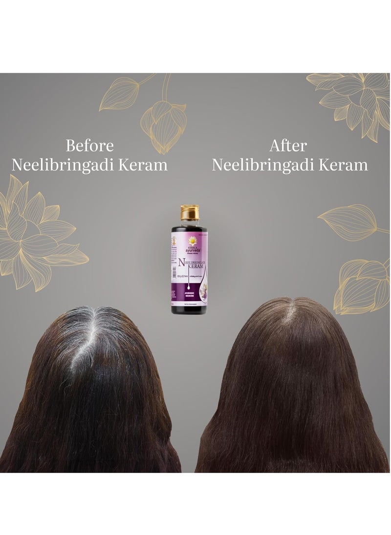 Kerala Ayurveda Kerala Ayurveda Neelibringadi Keram Hair Oil - 200 ml | Promotes Hair Growth | Strengthens Hair Root & Helps Reduce Hair Fall | Helps Fight Dandruff with Bringaraj, Amla & Coconut Oil  - Image 4