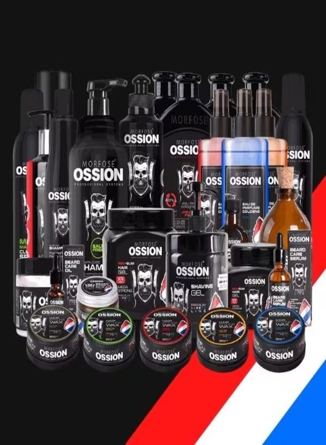MORFOSE Morfose Ossion Brilliantine Extra Shine Pro-Style 150ml - Long-Lasting Hair Shine - Image 3