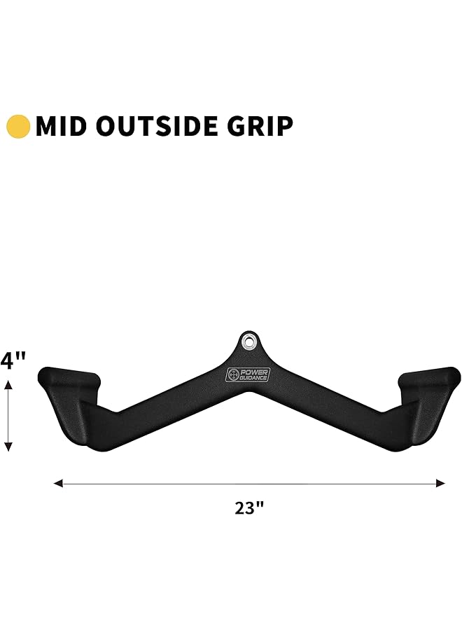 POWER GUIDANCE LAT Pulldown Attachments Pull Down Bar with Ergonomic Handle Cable Machine Attachments for More Effective and Less Fatigued Grip - Image 5