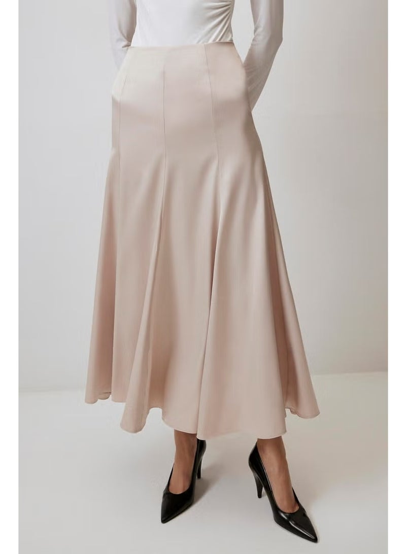 Touche Satin Skirt - Image 2