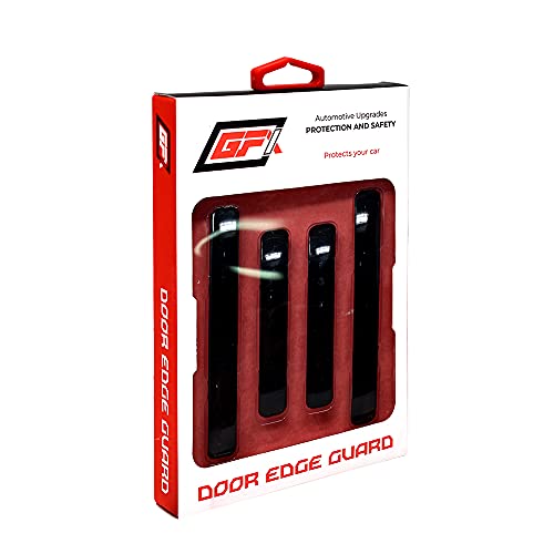 GFX Stainless Steel Car Door Edge Protector Guard Scratch (4Pcs) (Venus-Black) - Image 1
