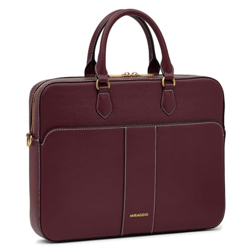 Miraggio Parker Laptop Bag | Unisex Laptop Bags With Adjustable & Detachable Strap | Fits Up to 14 Inches Laptop - Image 5