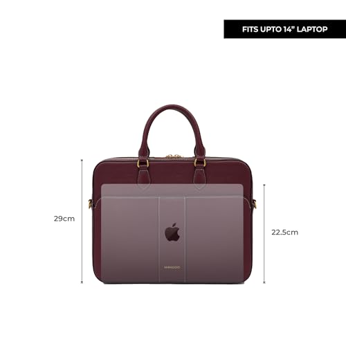 Miraggio Parker Laptop Bag | Unisex Laptop Bags With Adjustable & Detachable Strap | Fits Up to 14 Inches Laptop - Image 3