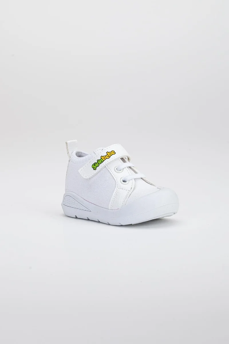 Dilimler Ayakkabı Şirinbebe Şiringenç Linen White Boy İlkadım Baby Child Shoes