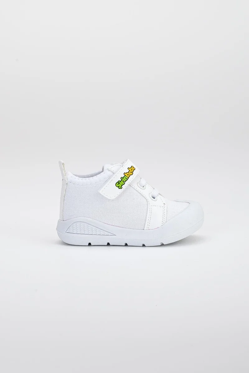 Dilimler Ayakkabı Şirinbebe Şiringenç Linen White Boy İlkadım Baby Child Shoes