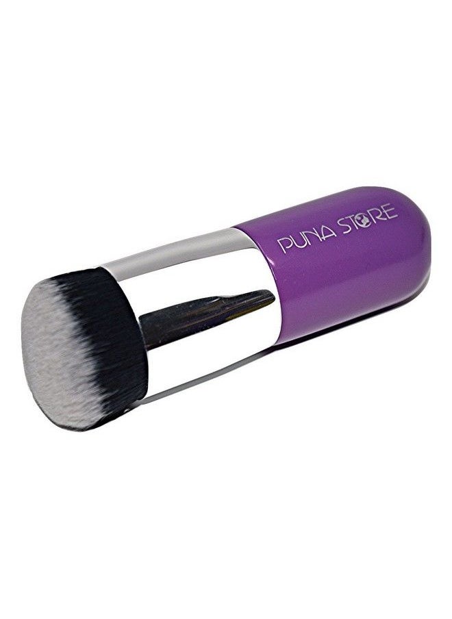 Puna Store - Face Powder Blush Brush (Purple + Silver) - Image 1