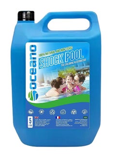 Oceano Oceano Shock Pool - The Chlorine Alternative - 5ltr - 100% Non Toxic, Safe, Hypoallergenic, Non Caustic & Biodegradable  - Image 1