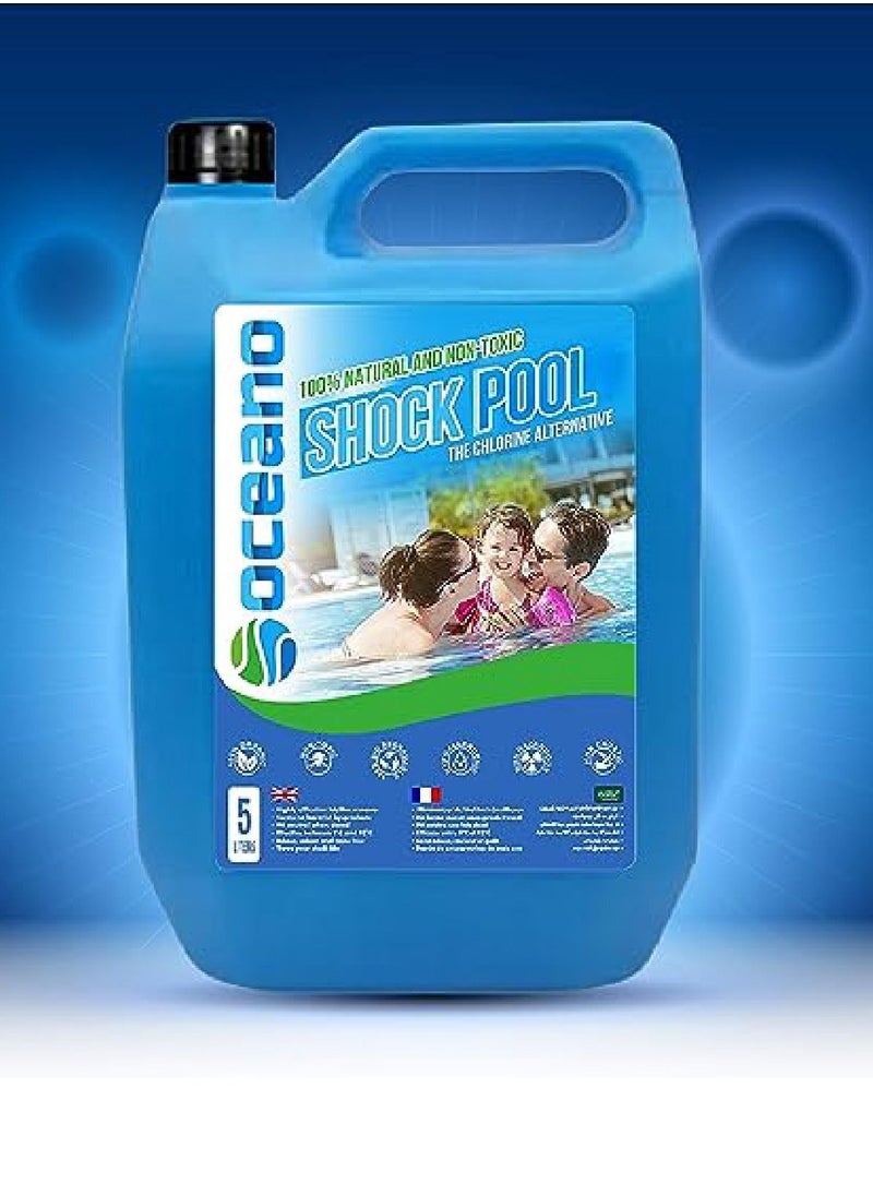 Oceano Oceano Shock Pool - The Chlorine Alternative - 5ltr - 100% Non Toxic, Safe, Hypoallergenic, Non Caustic & Biodegradable  - Image 5