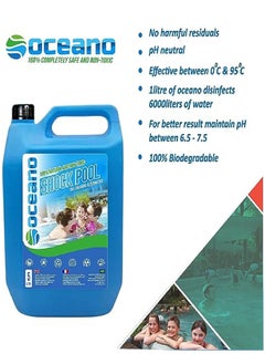 Oceano Oceano Shock Pool - The Chlorine Alternative - 5ltr - 100% Non Toxic, Safe, Hypoallergenic, Non Caustic & Biodegradable  - Image 2