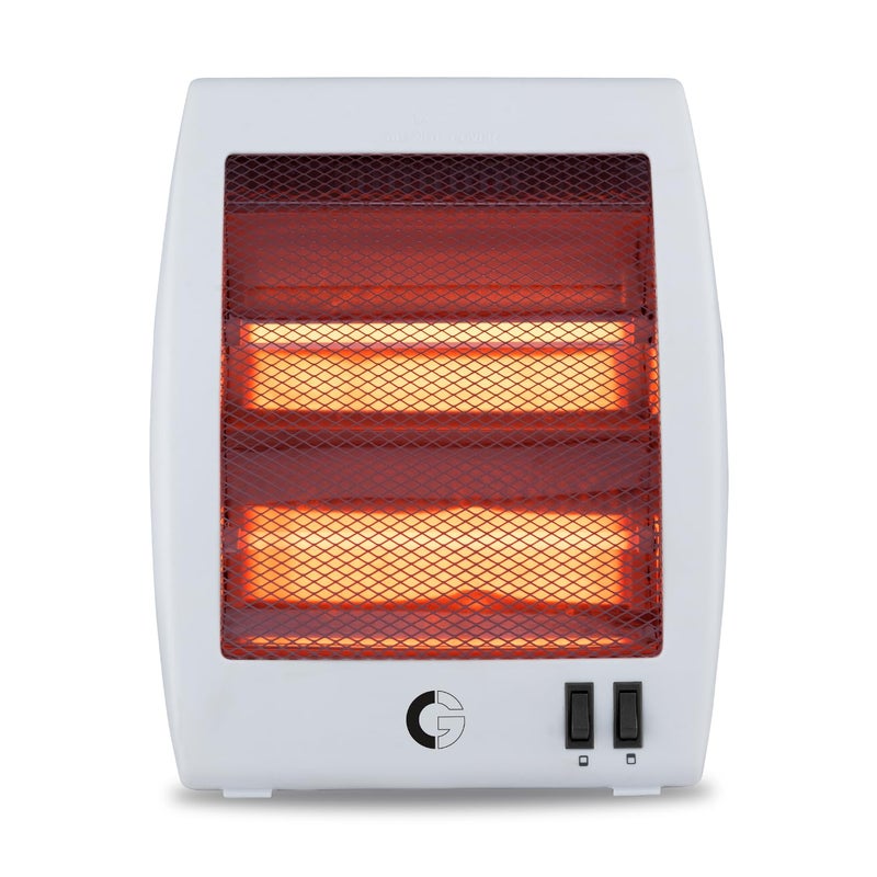 CG Norris 800W 2Q Quartz Room Heater | 2 Heat Settings | Tip Over Safety Switch | Noiseless Operation | Ideal for Rooms up to 150 sqft | White - Image 5