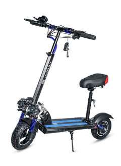 Crony CRONY V10 Pro Fast Speed Electric Scooter for Adults Kids, Off-Road All-Terrain E-Scooter with 1200W Motor & Aluminum Frame, 20-40KM/H Speed, 120KG Max Load, Desert-Ready Design-Blue  - Image 1