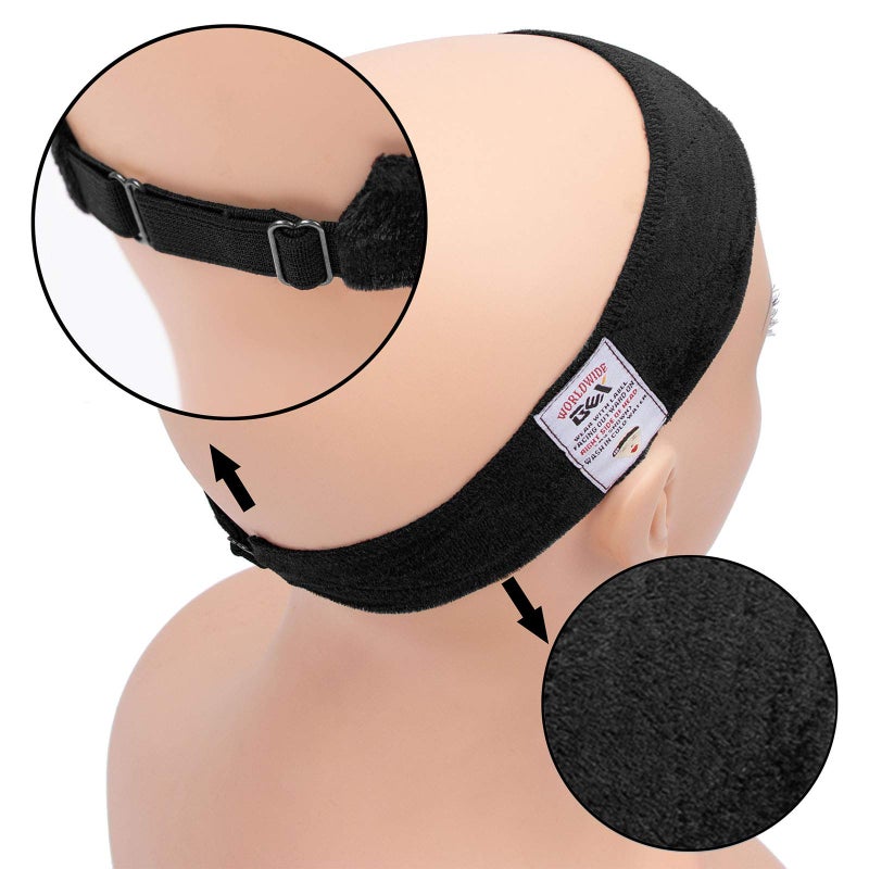 gexworldwide GEX Wig Grip Band with Adjustable Elastic Closure Flexible Velvet No Slip Wig grip Headbands Cap for Wigs(Black) - Image 2
