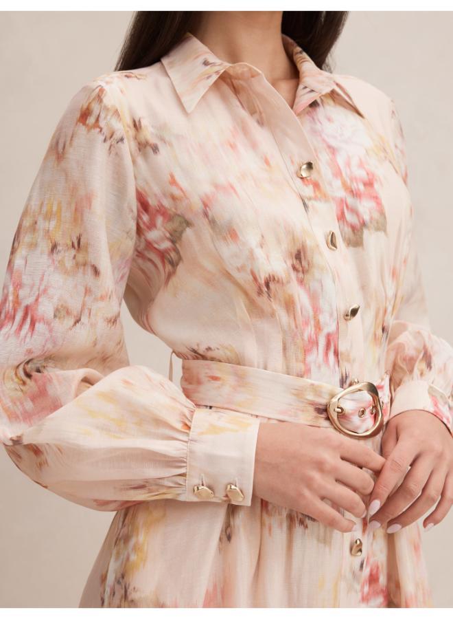 forever new Terese Printed Shirt Dress - Image 3