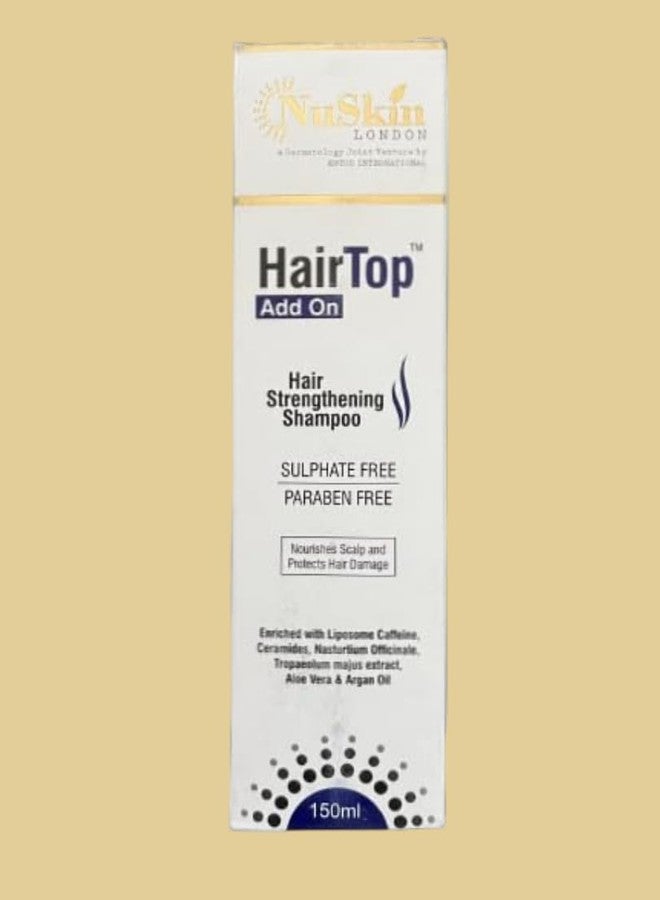 Cosmofix HairTop Add On Hair Stengt hening Shampoo, Soft and shiny, Sulfate & Paraben free 150ml (Pack of 1) - Image 3