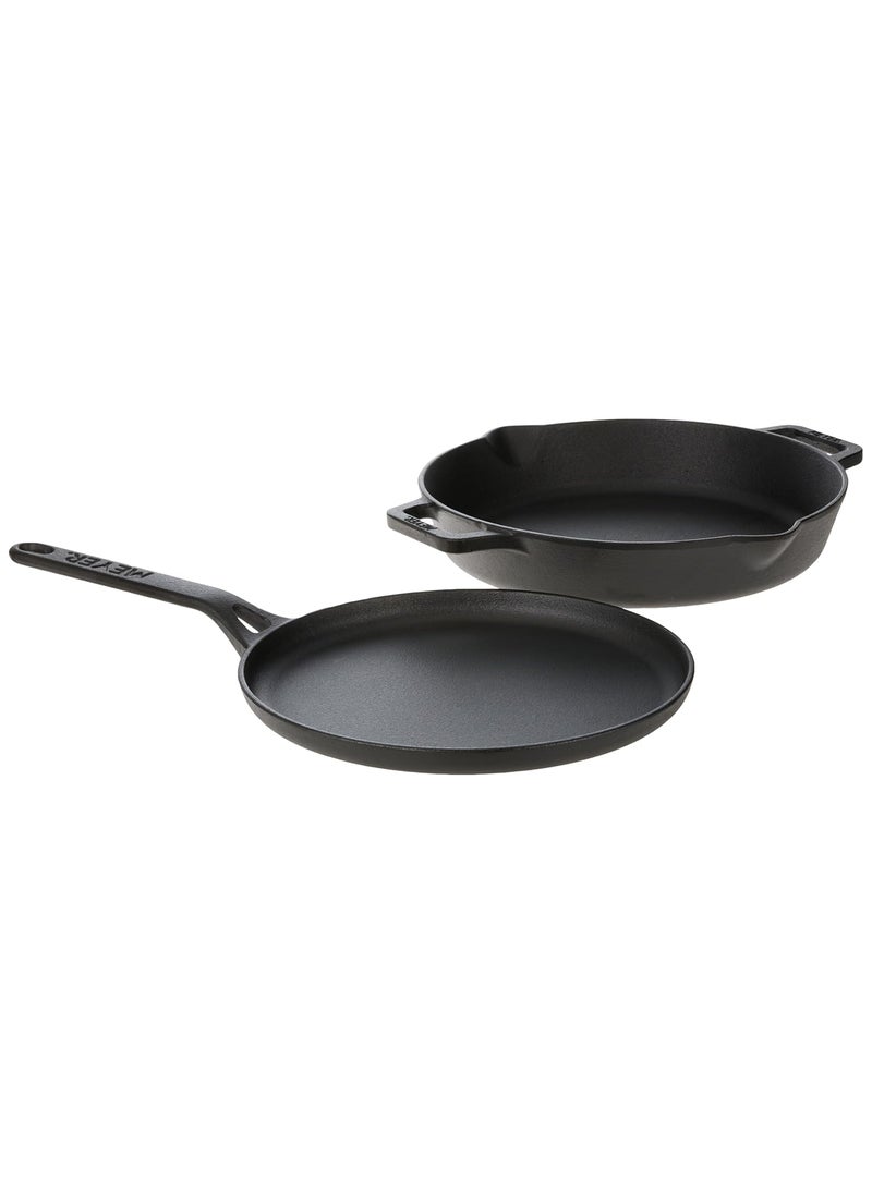 MEYER Meyer Cast Iron 24cm Cookware Set (Black)  - Image 1