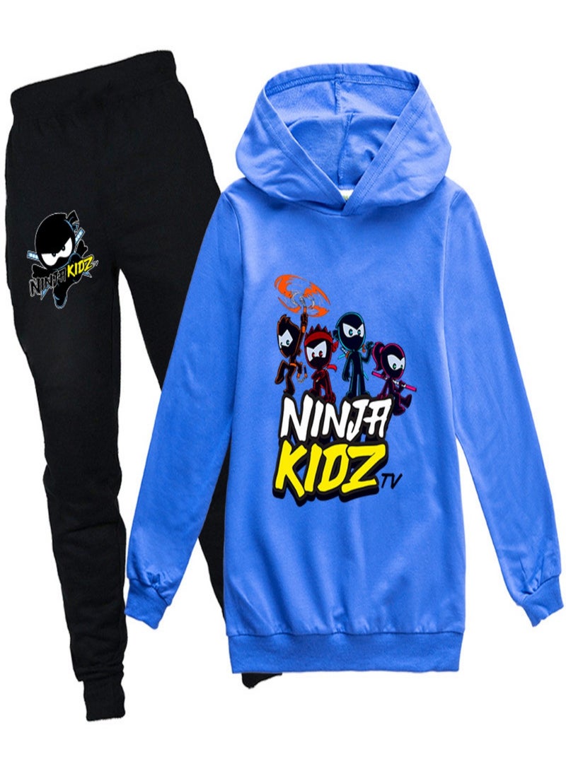 ninja kids Unisex long Sleeve Stylish Top hoodie cotton sweatshirts for Boys Girls Kid Children - Image 1