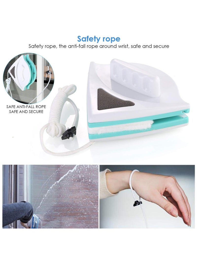 Cobest Double Side Magnetic Window Cleaner, Window Brush, Window Surface Wiper Brush, Washing Glass Cleaning Brush for Single Glazed Windows with 5- 12mm Thickness - Image 4
