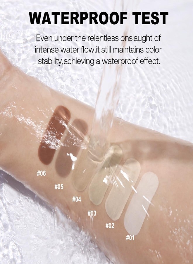 يونج فيجن كريم أساس سائل وكونسيلر بتغطية كاملة من يونغ فيجن - يدوم طويلاً، خفيف الوزن، لا يسد المسام، مرطب، خالٍ من الزيوت، مقاوم للماء، يمنح البشرة مظهراً طبيعياً لجميع أنواع البشرة - Image 4