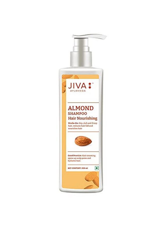 Jiva Almond Shampoo 200 Ml Pack Of 2 For All Hair Types Nourishes Your Hair Roots - Image 3