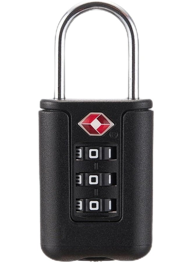 Biella TSA-Approved Travel Luggage Lock 3-Digit Combination, Durable, Easy-Reset, Keyless Security for Bags, Backpacks, Gym Lockers & Duffles  - Image 1