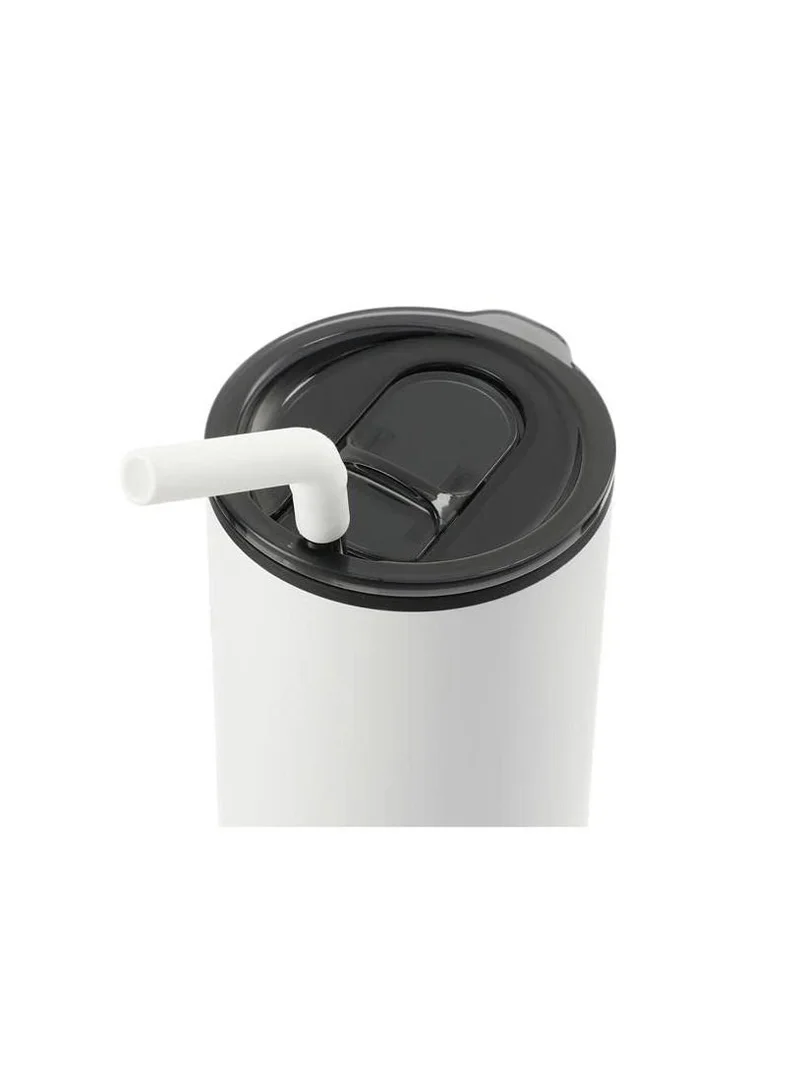 Hans Larsen Stainless Steel Vacuum Insulated Tumbler with Reusable Straw (540 ml)