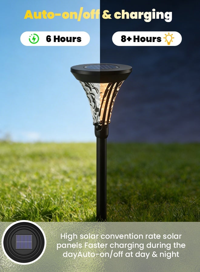 TAPIT Solar Pathway Lights Outdoor Bright Solar Powered Garden Lights Waterproof Long Lasting Outdoor Light for Yard Garden Walkway Landscape Lawn Patio (L27) - Image 3